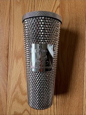 Disney x Starbucks Studded Silver Mickey Tumbler